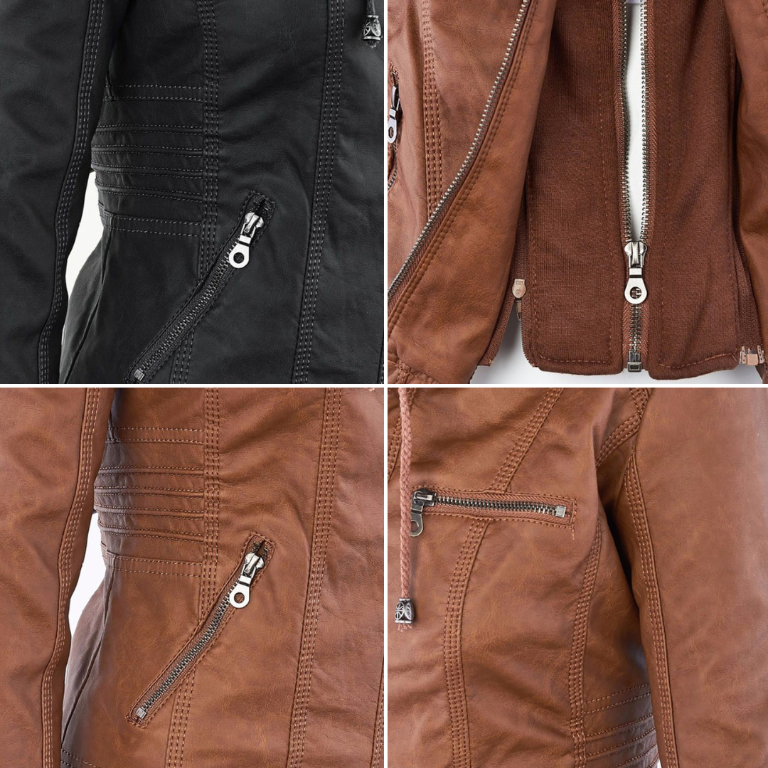 Cleo |Leather jacket for women