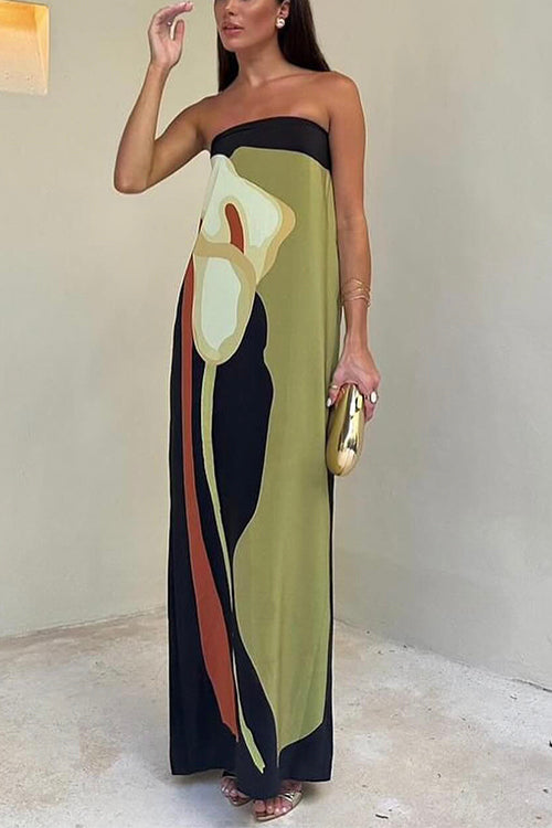 Laura - Strapless Maxi Dress