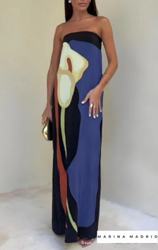 Laura - Strapless Maxi Dress