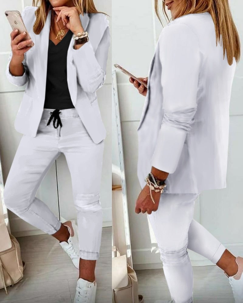 Ally™️ - Elegant blazer set