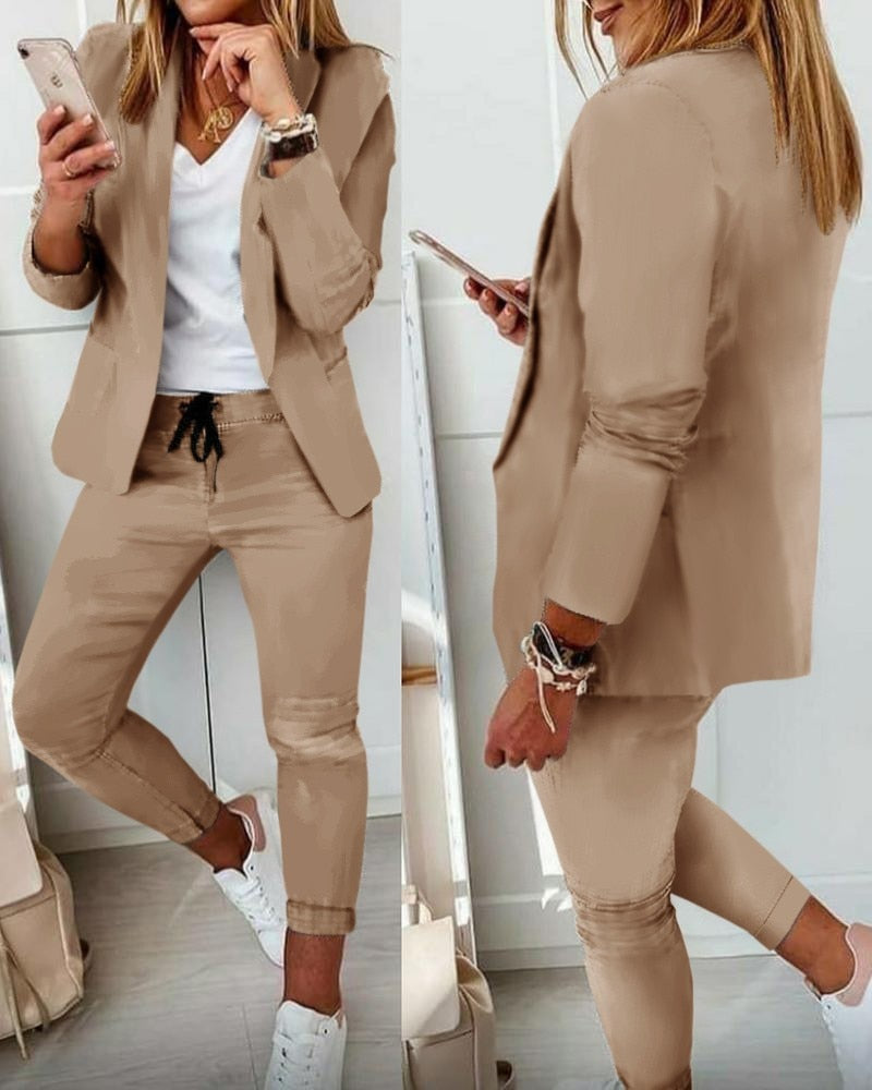 Ally™️ - Elegant blazer set