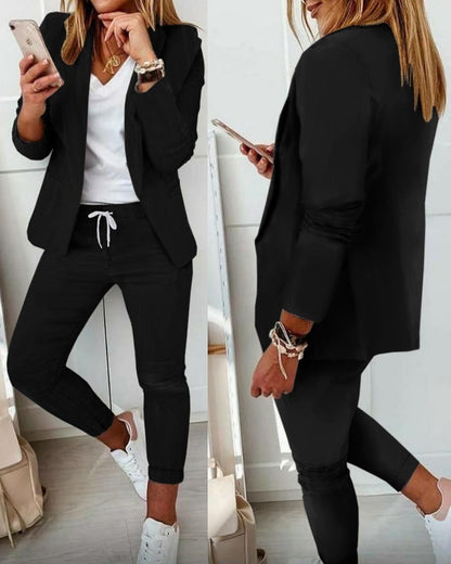 Ally™️ - Elegant blazer set