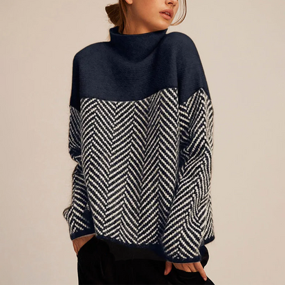 Elena™ | Soft Turtle Neck Knit Sweater